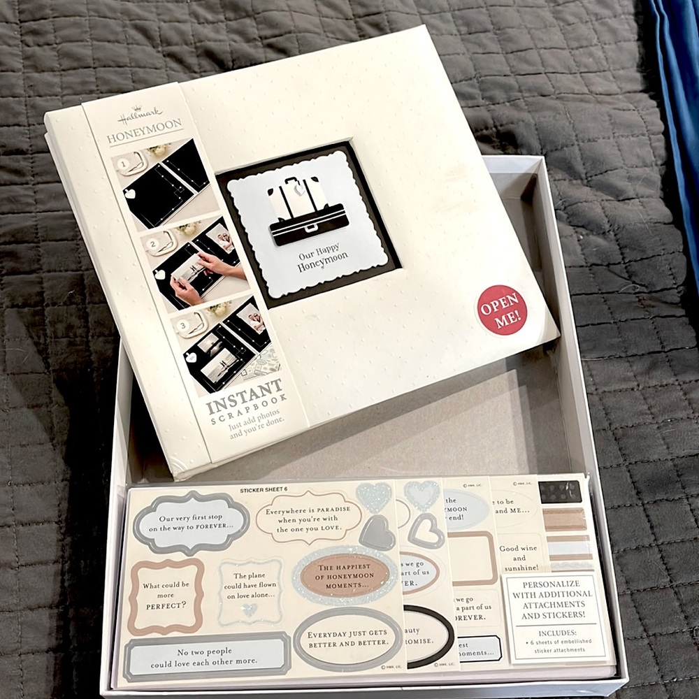 Honey moon scrapbook